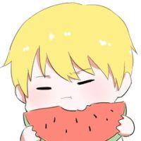 埋头吃瓜头像动漫图片